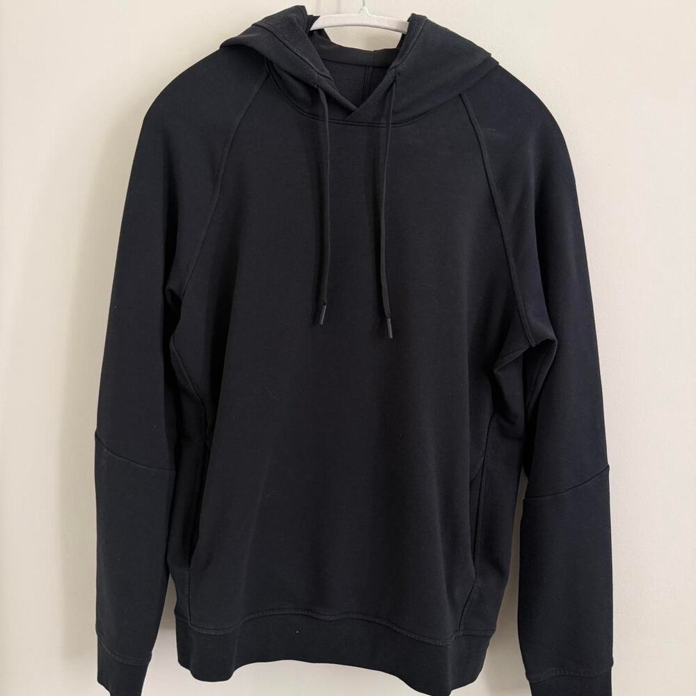 men’s black LULULEMON city sweat hoodie pullover [S]